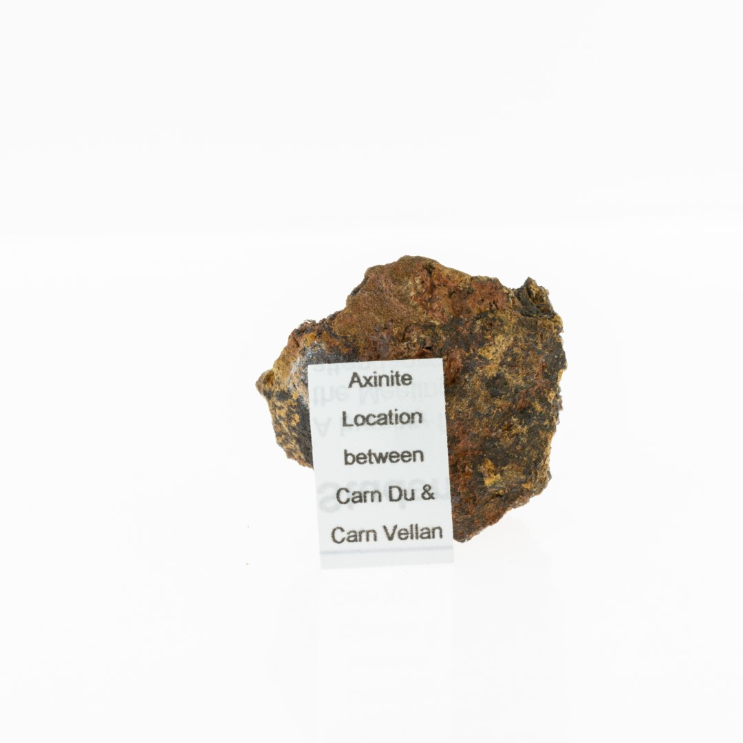 A Natural Axinite Geode Mineral Crystal Specimen - Antique Auctions America