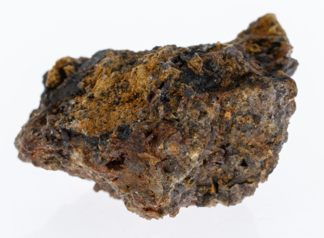 A Natural Axinite Geode Mineral Crystal Specimen - Antique Auctions America