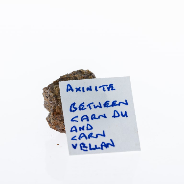 A Natural Axinite Geode Mineral Crystal Specimen - Antique Auctions America