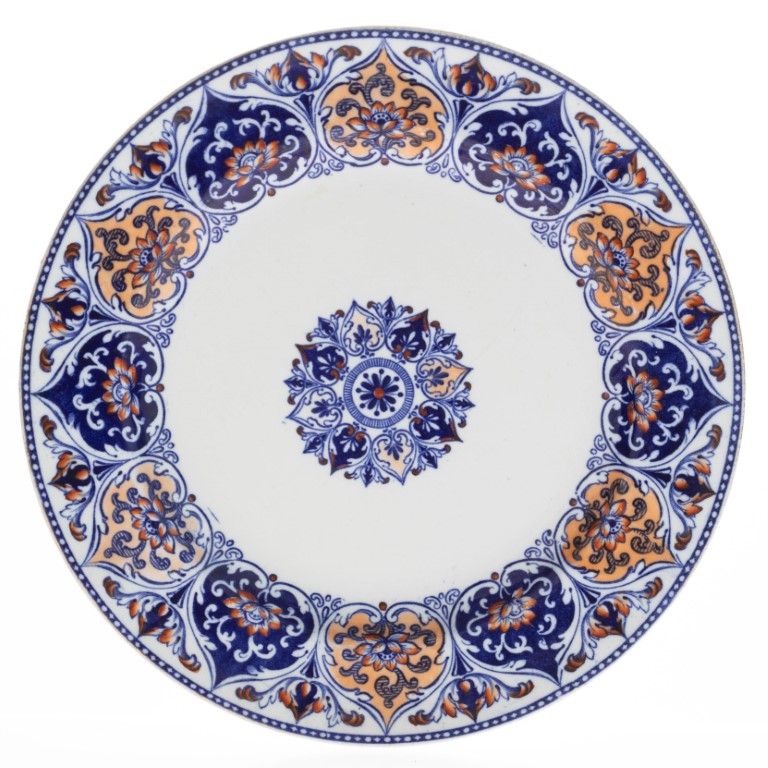 Antique Crimean Japan Pattern Mintons Transferware Ceramic Plate ...