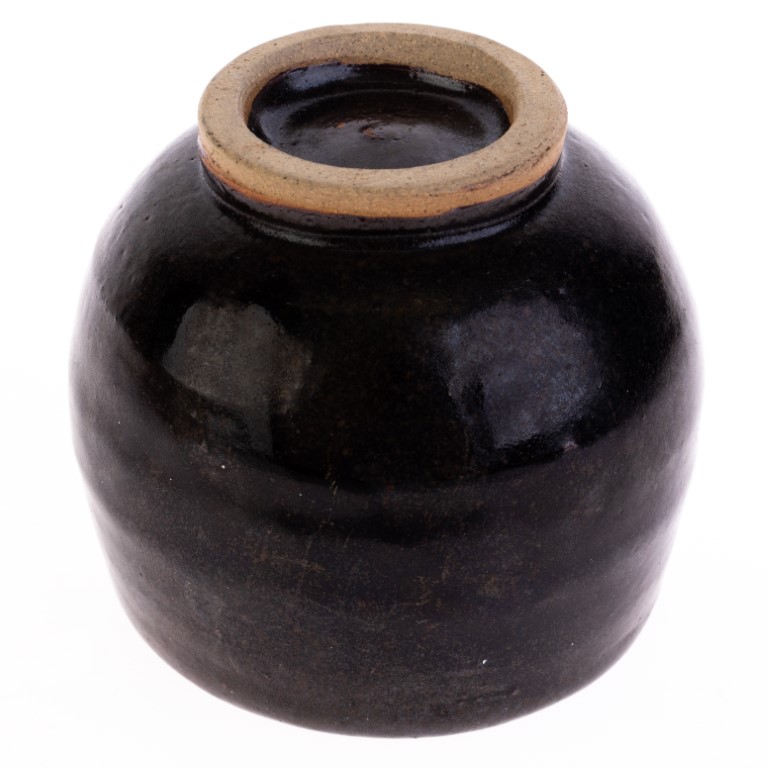 Mid Century Glazed Studio Pottery Ceramic Vase - Antique Auctions America