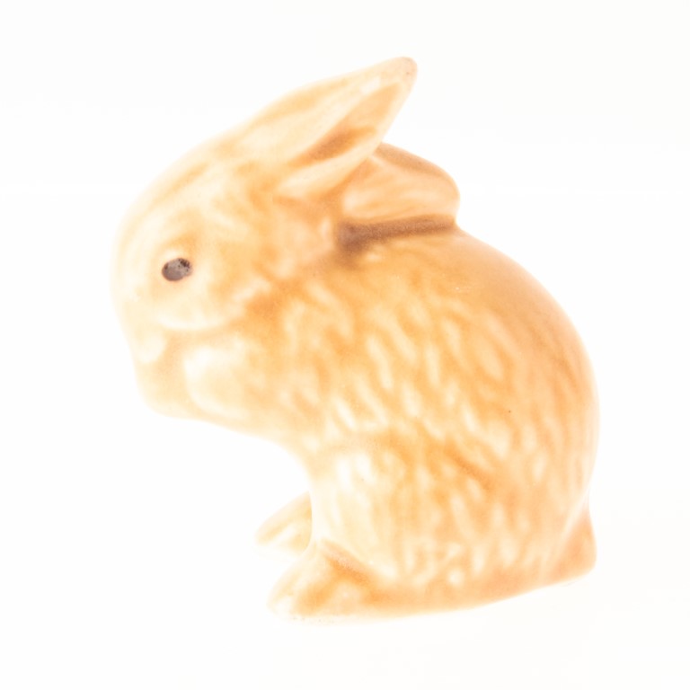 Art Deco Porcelain Ceramic Pottery Bunny Rabbit Figure - Antique ...